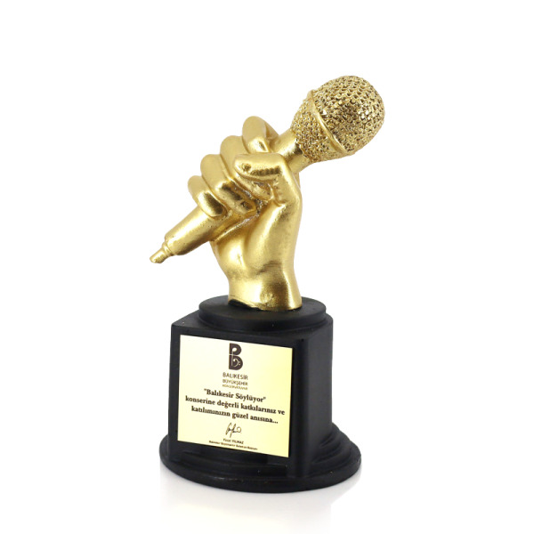 MİKROFON ÖDÜL PLAKET
